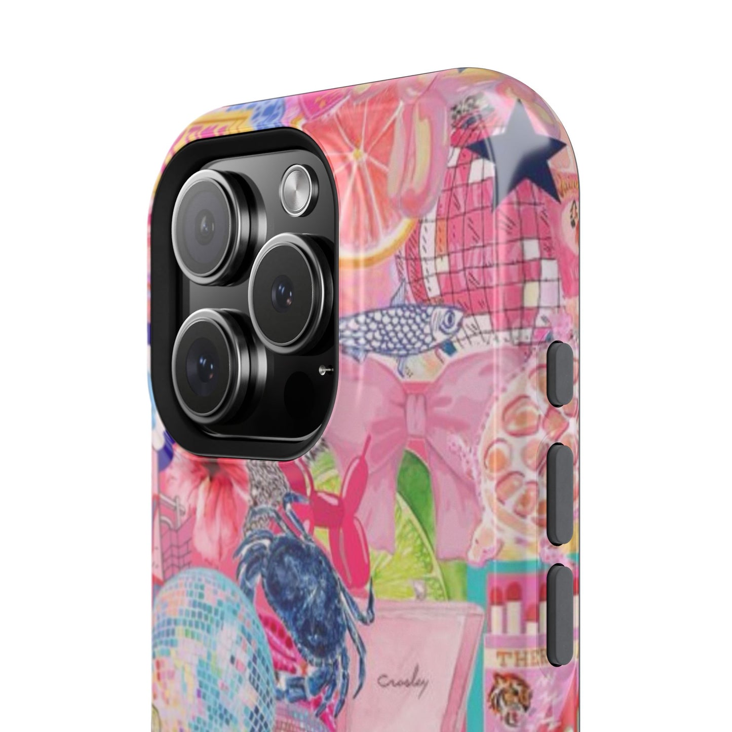 Floral & Pink Collage Phone Case