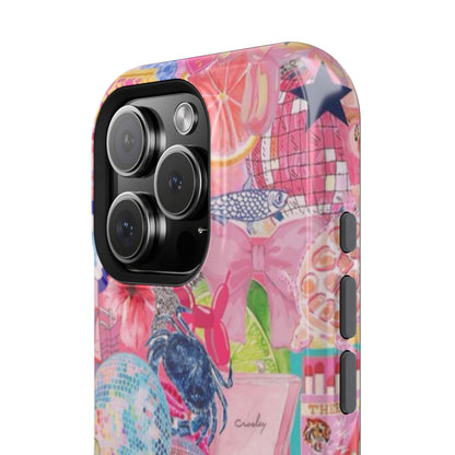 Floral & Pink Collage Phone Case