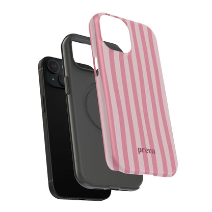 Pink Striped Phone Case