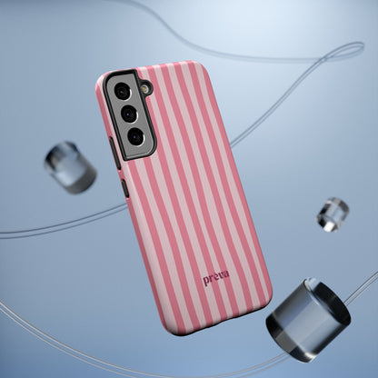 Pink Striped Phone Case
