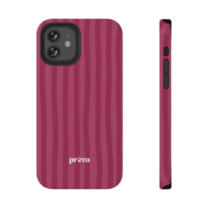 Magenta Stripes Phone Case