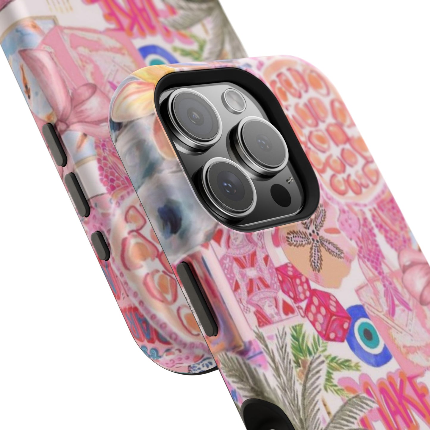 Pink Tropical Collage Phone Case