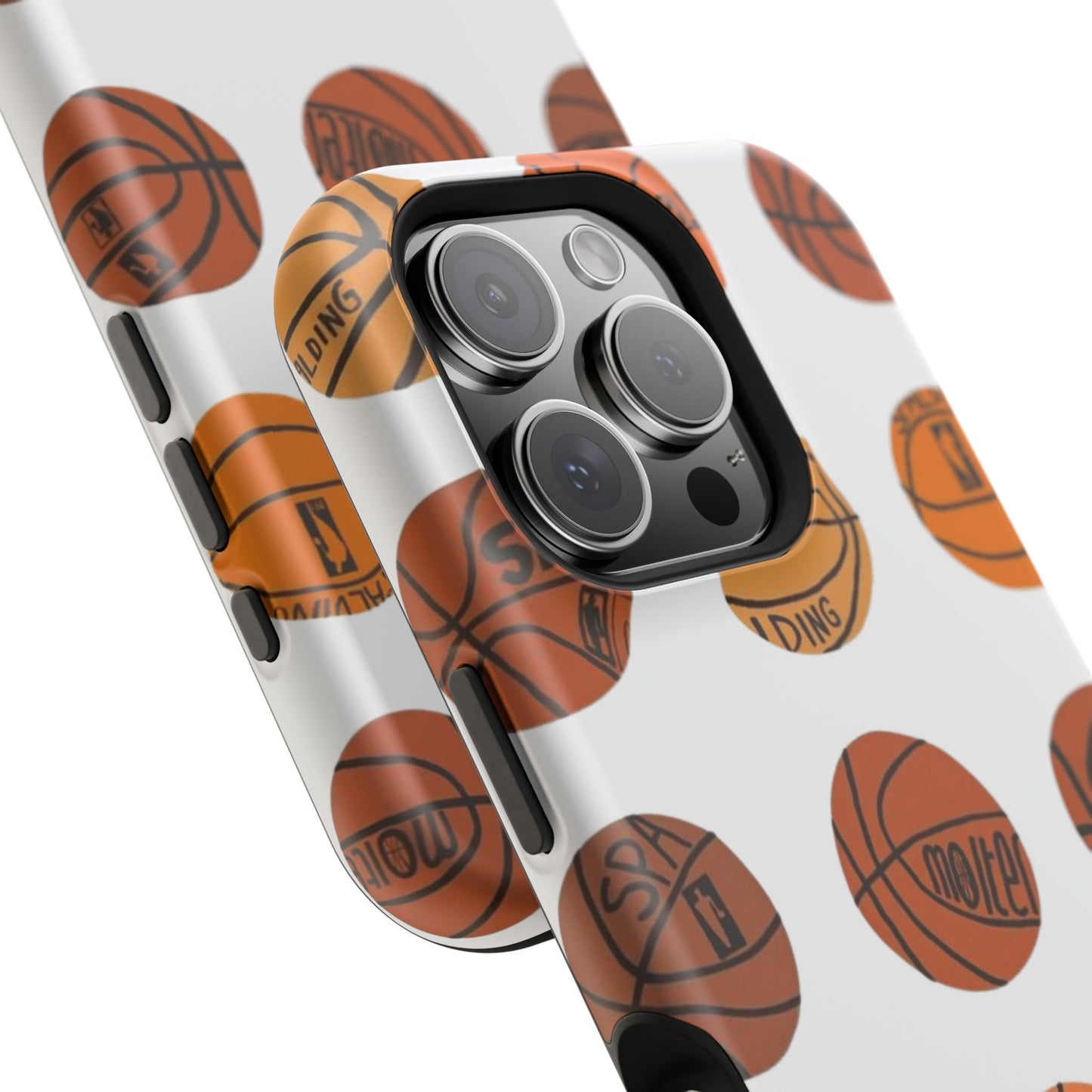 White Basketball Phone Case