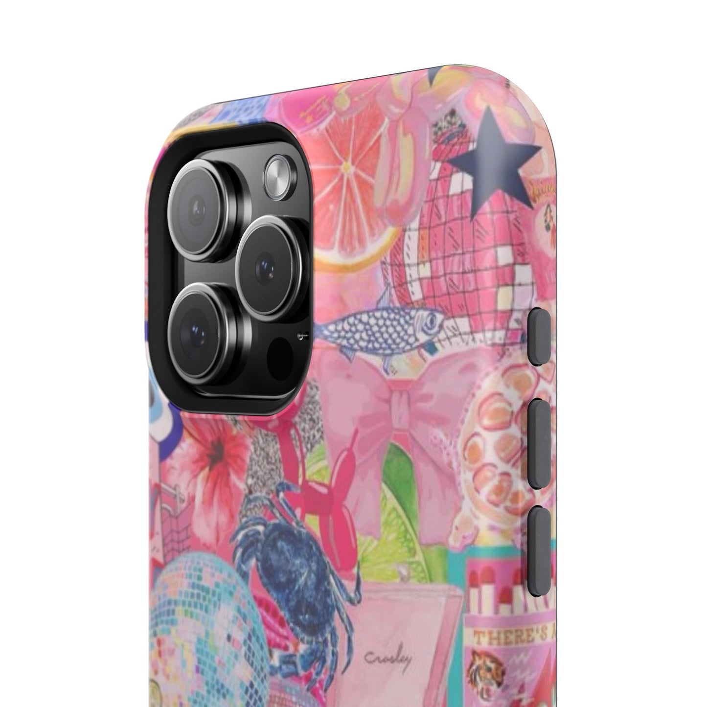 Floral & Pink Collage Phone Case