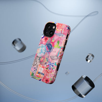Floral & Pink Collage Phone Case