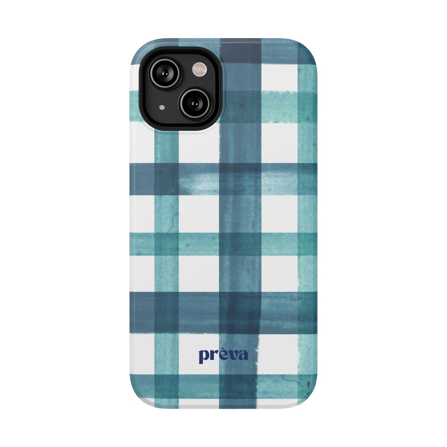 Teal Plaid Phone Case