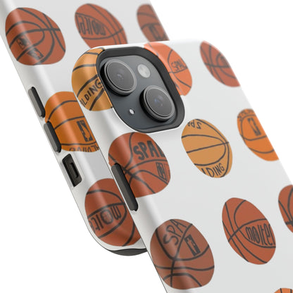 White Basketball Phone Case
