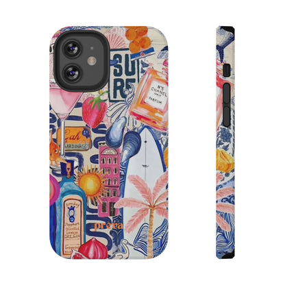 Tropical Beach Collage Phone Case
