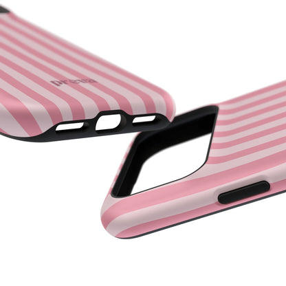 Pink Striped Phone Case