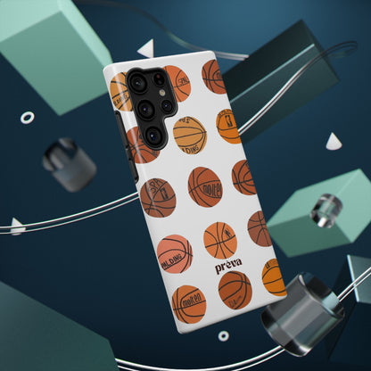 White Basketball Phone Case