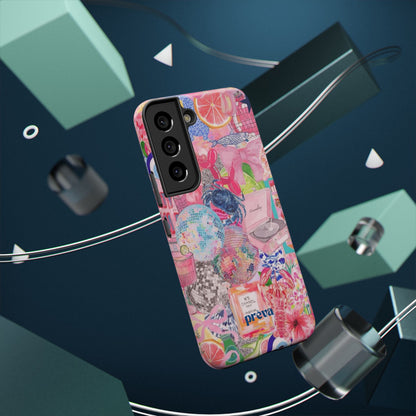 Floral & Pink Collage Phone Case