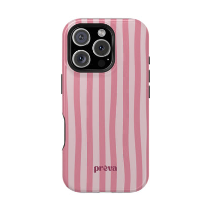 Pink Striped Phone Case
