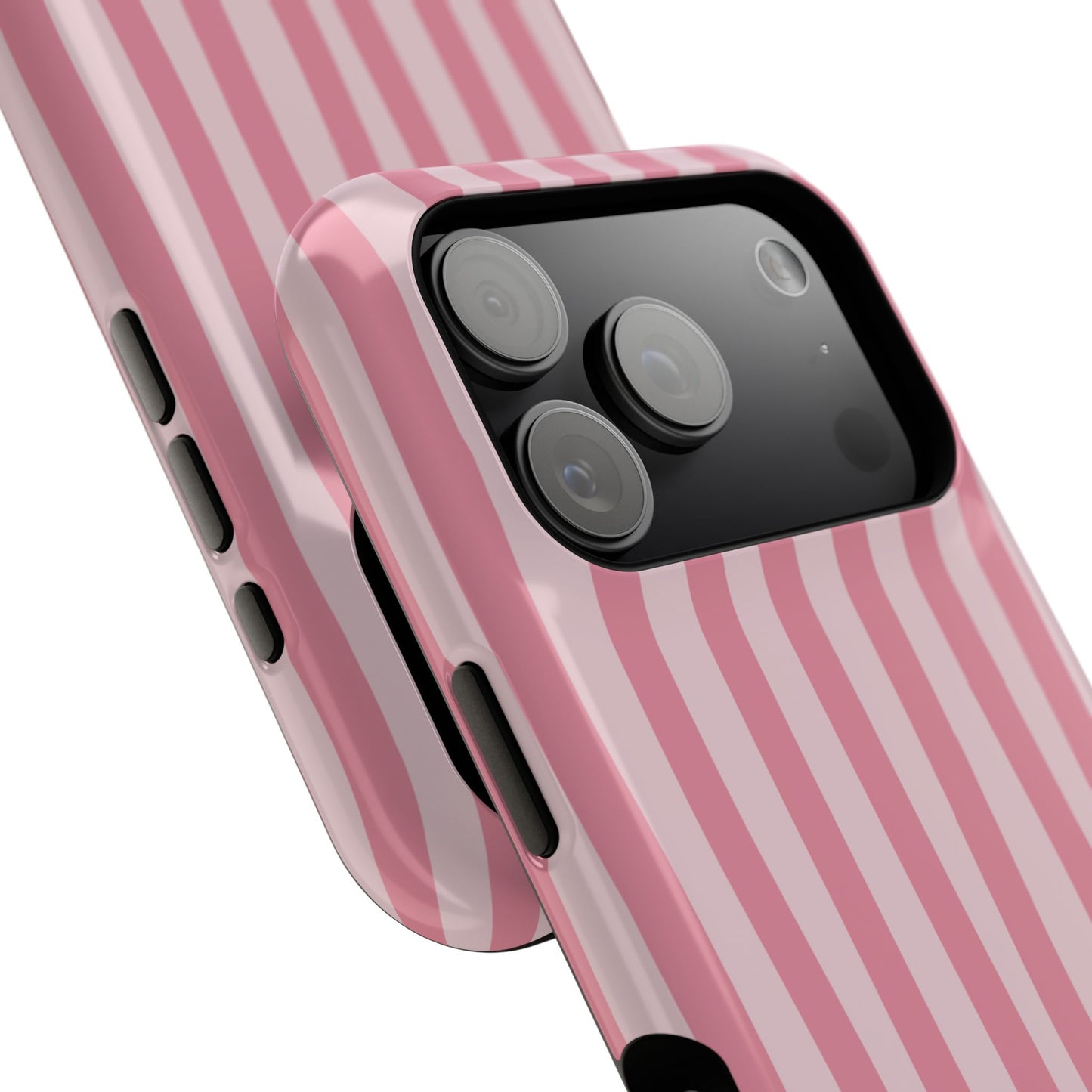 Pink Striped Phone Case
