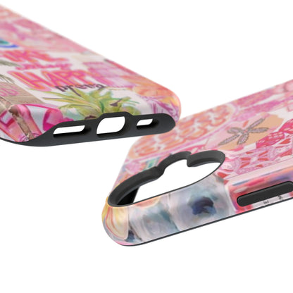 Pink Tropical Collage Phone Case