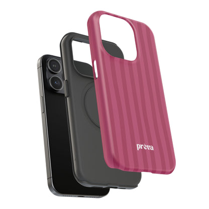 Magenta Stripes Phone Case