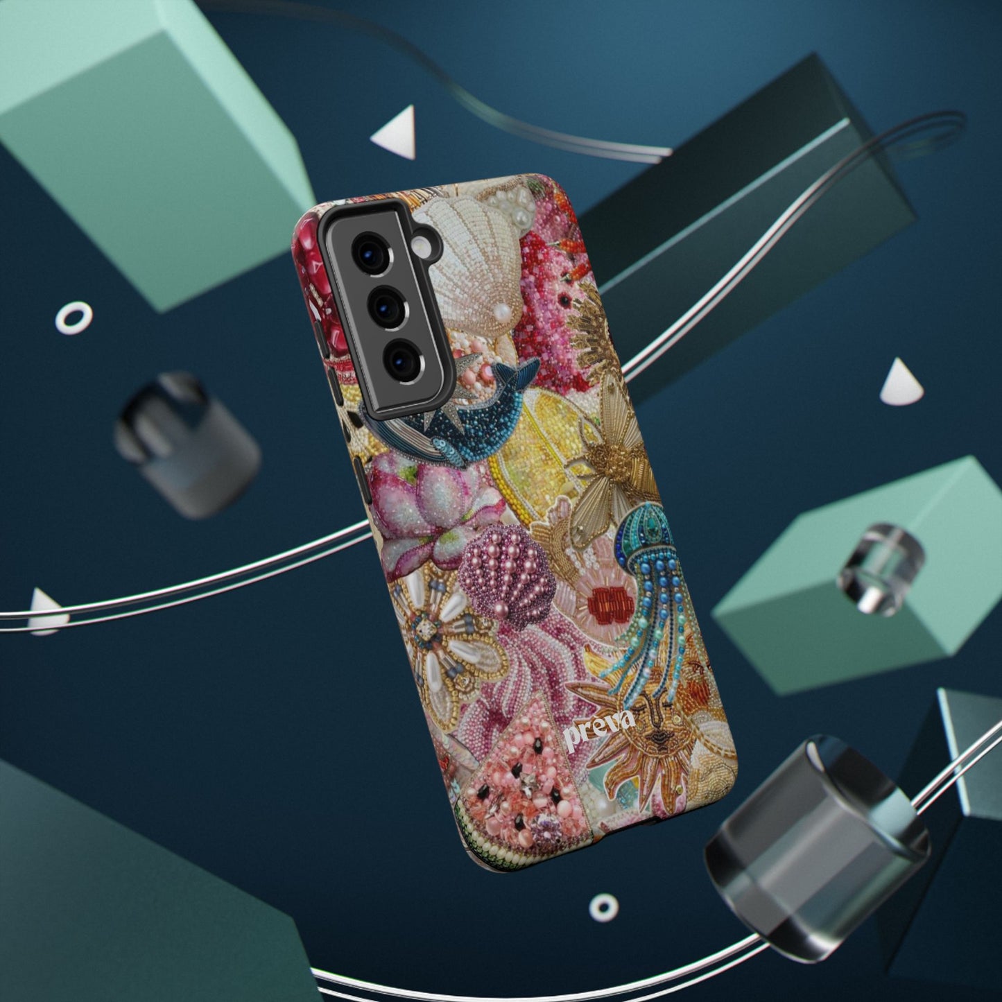 Floral Sea Collage Phone Case