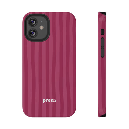 Magenta Stripes Phone Case