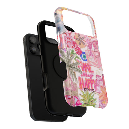 Pink Tropical Collage Phone Case