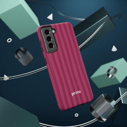 Magenta Stripes Phone Case