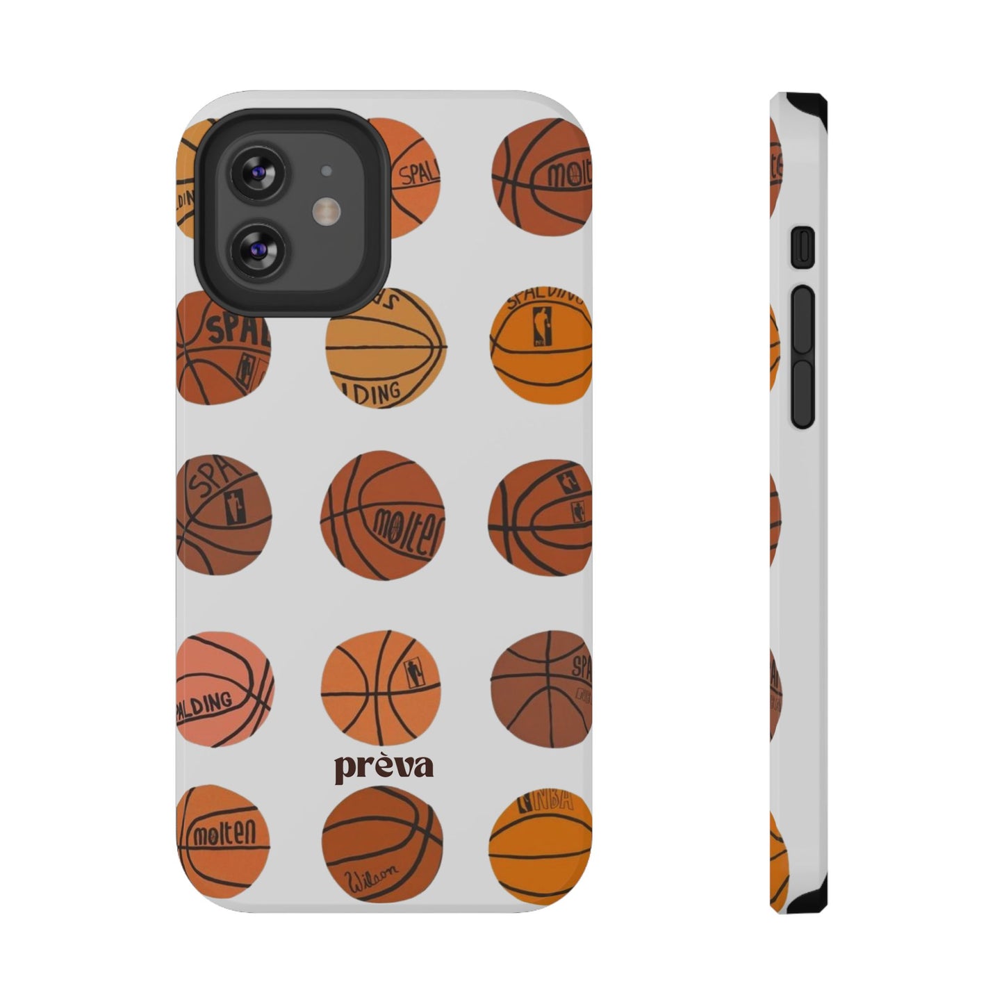 White Basketball Phone Case