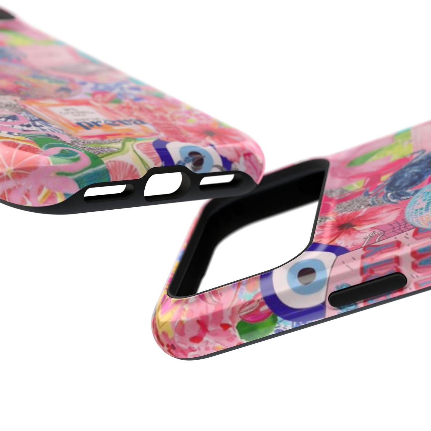 Floral & Pink Collage Phone Case