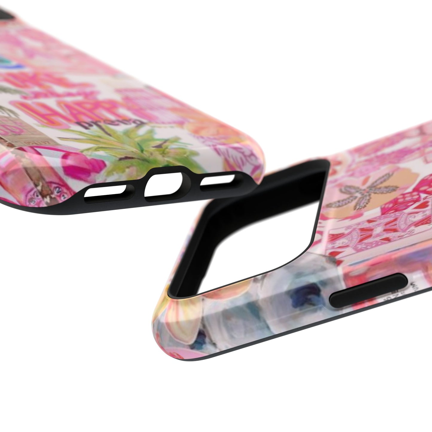 Pink Tropical Collage Phone Case