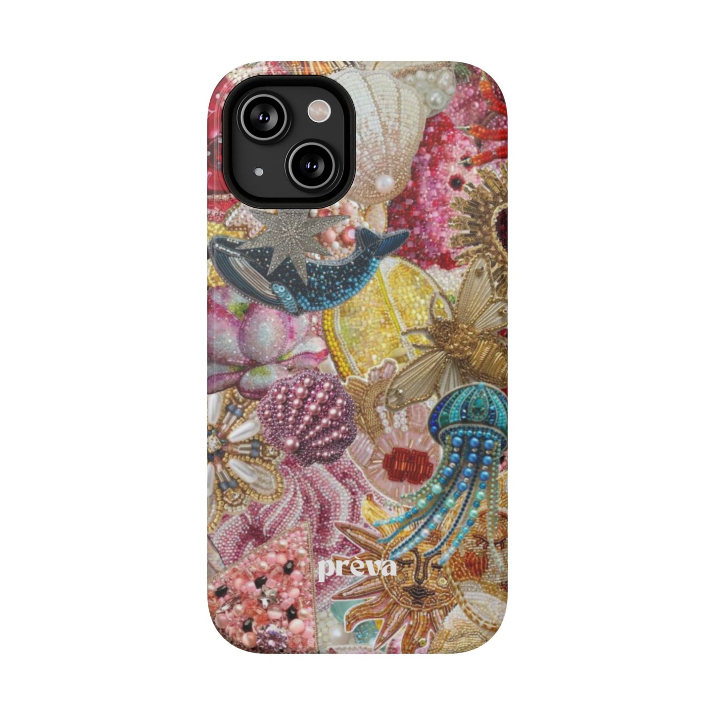 Floral Sea Collage Phone Case