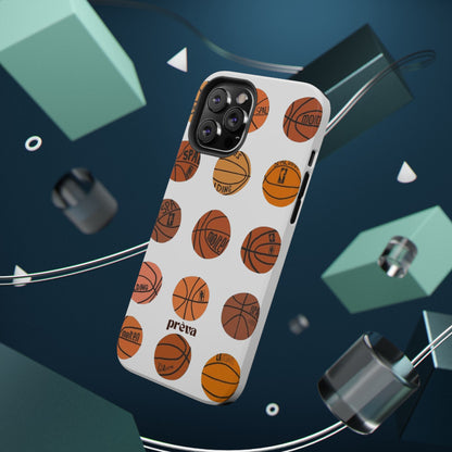 White Basketball Phone Case