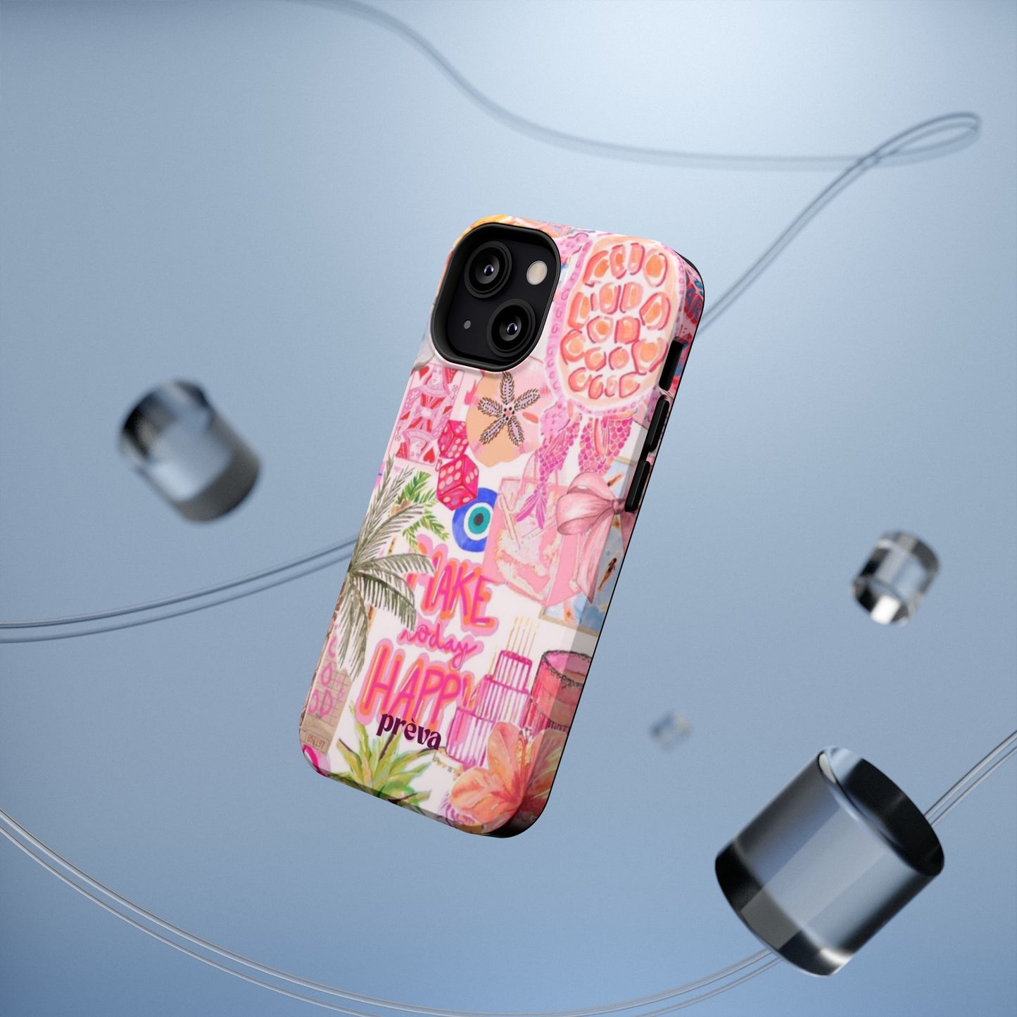 Pink Tropical Collage Phone Case