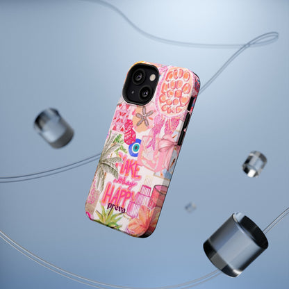Pink Tropical Collage Phone Case