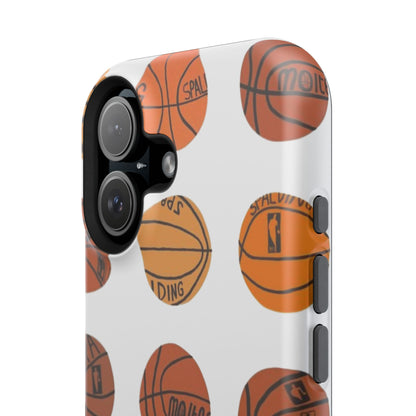 White Basketball Phone Case