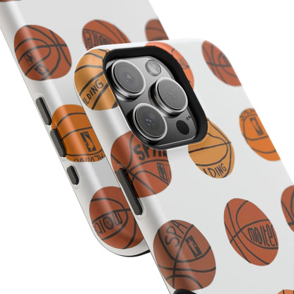 White Basketball Phone Case