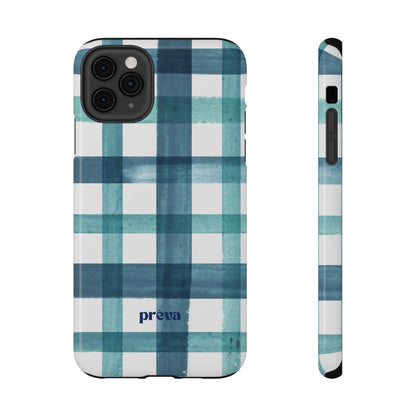 Teal Plaid Phone Case