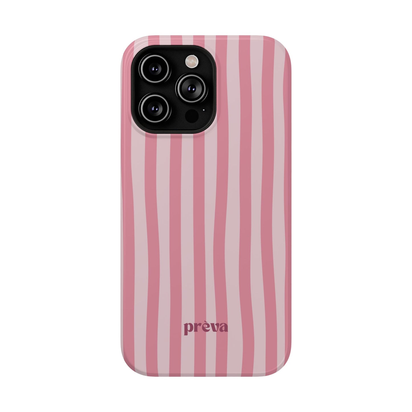 Pink Striped Phone Case