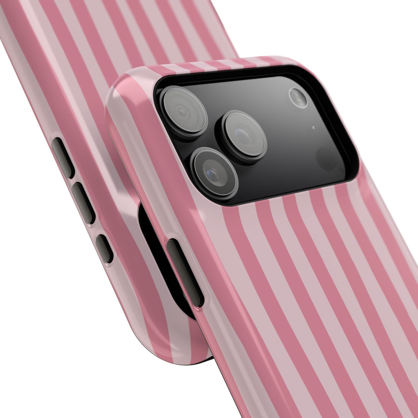 Pink Striped Phone Case