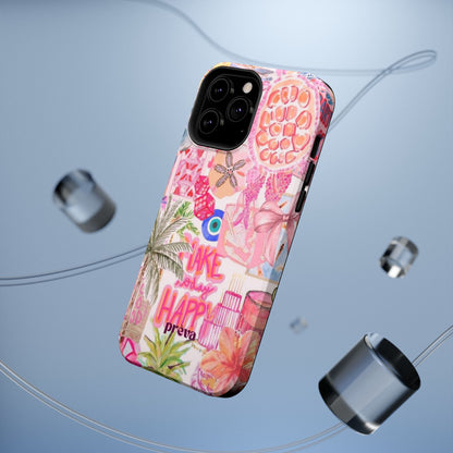 Pink Tropical Collage Phone Case