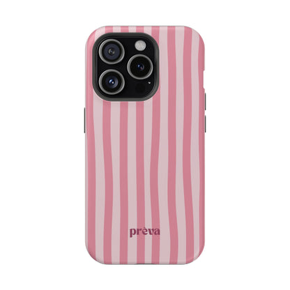 Pink Striped Phone Case