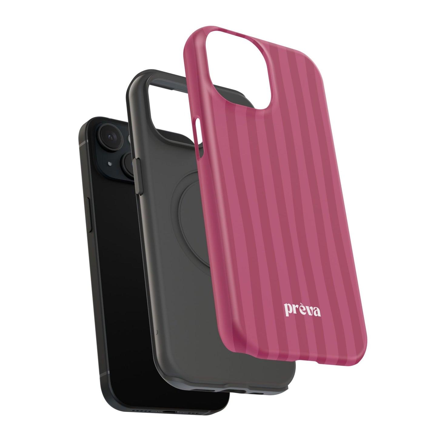 Magenta Stripes Phone Case