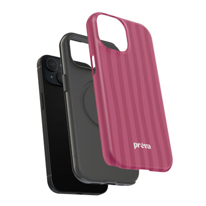 Magenta Stripes Phone Case