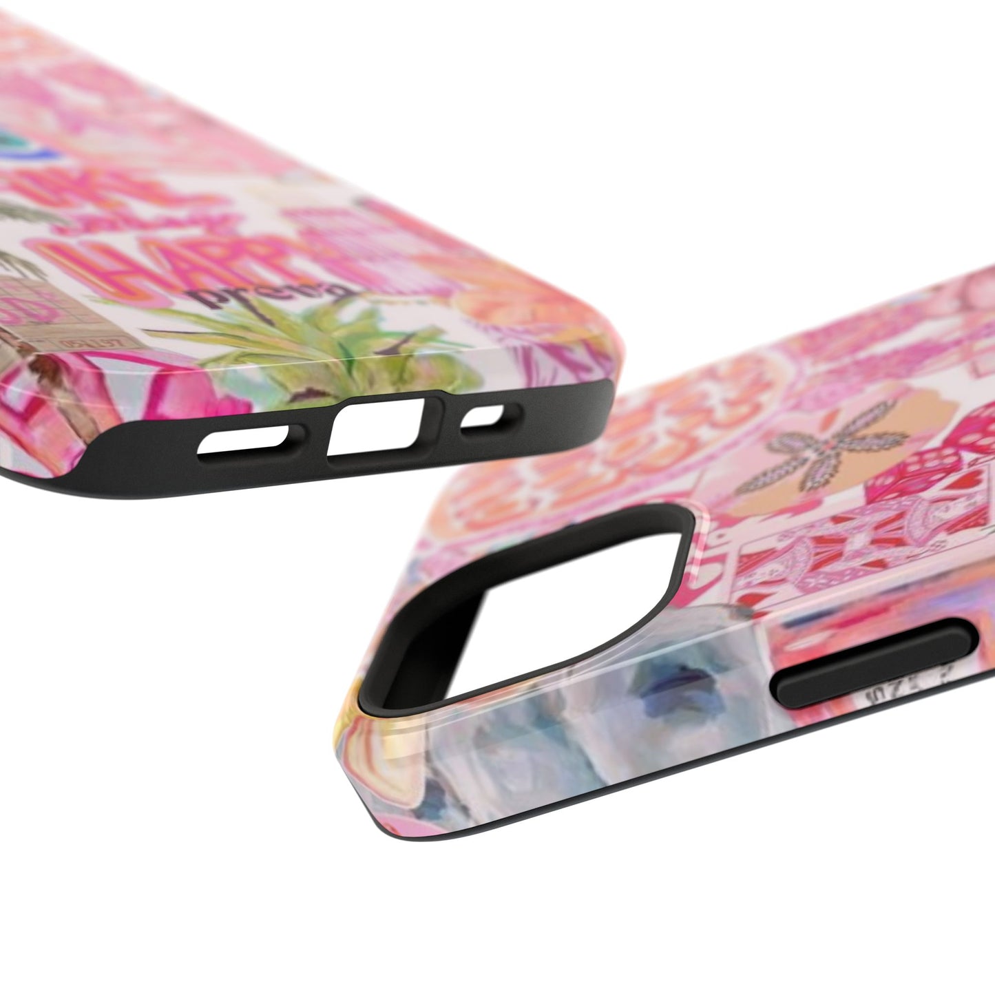 Pink Tropical Collage Phone Case