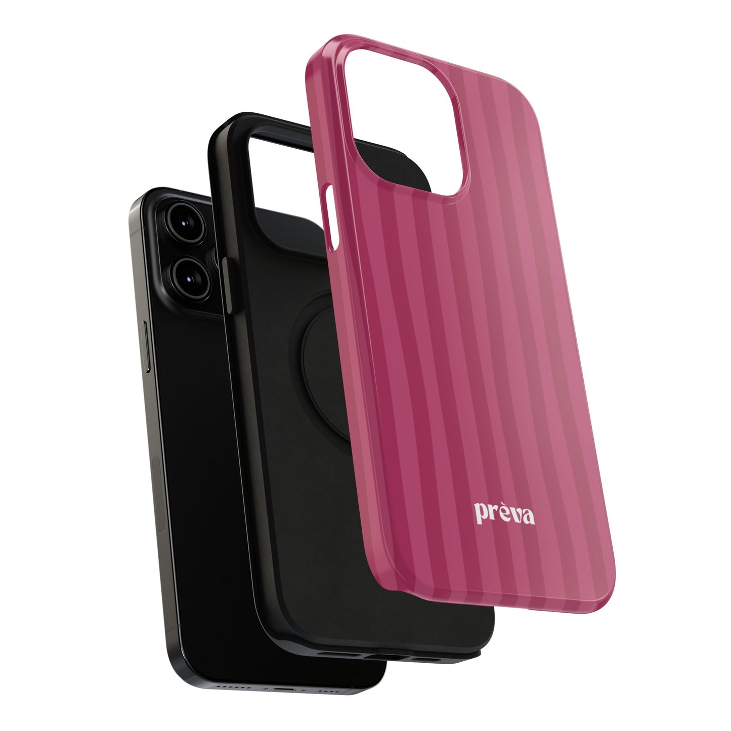 Magenta Stripes Phone Case