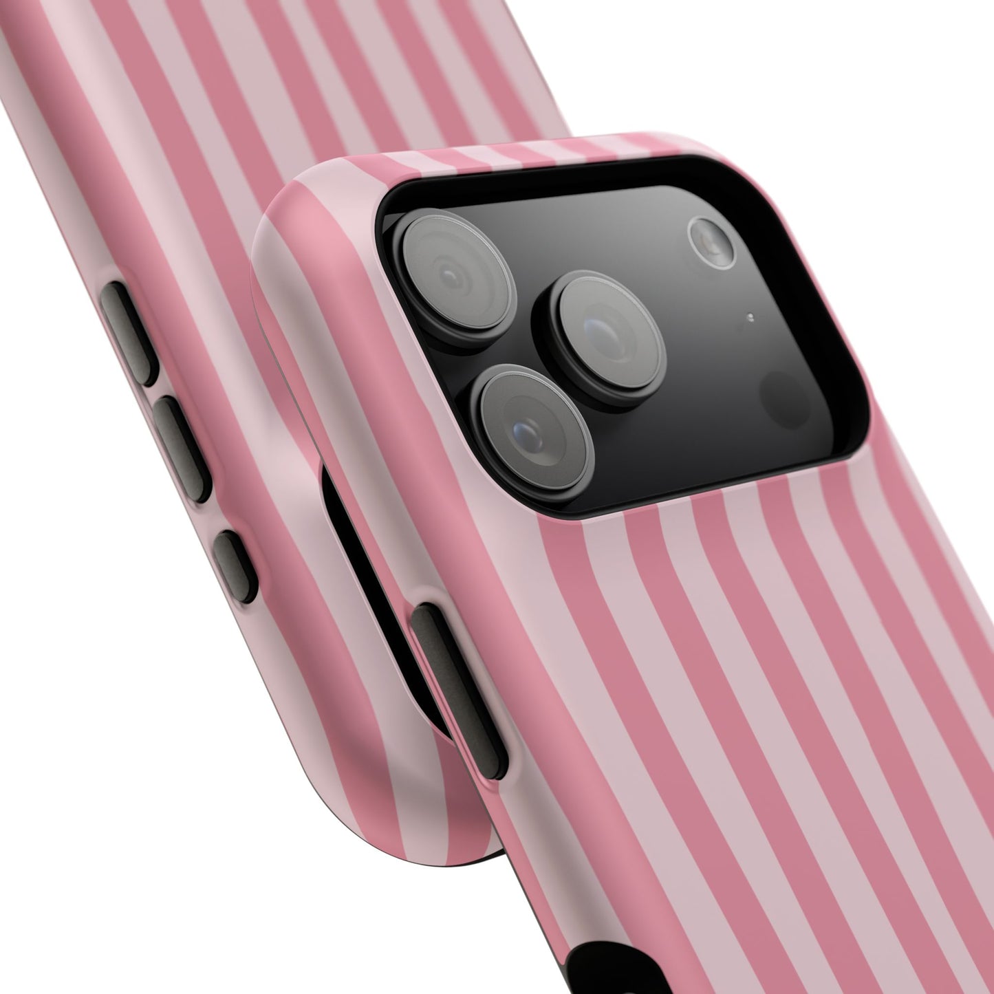 Pink Striped Phone Case