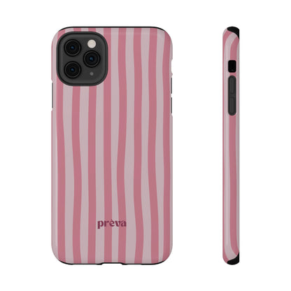 Pink Striped Phone Case