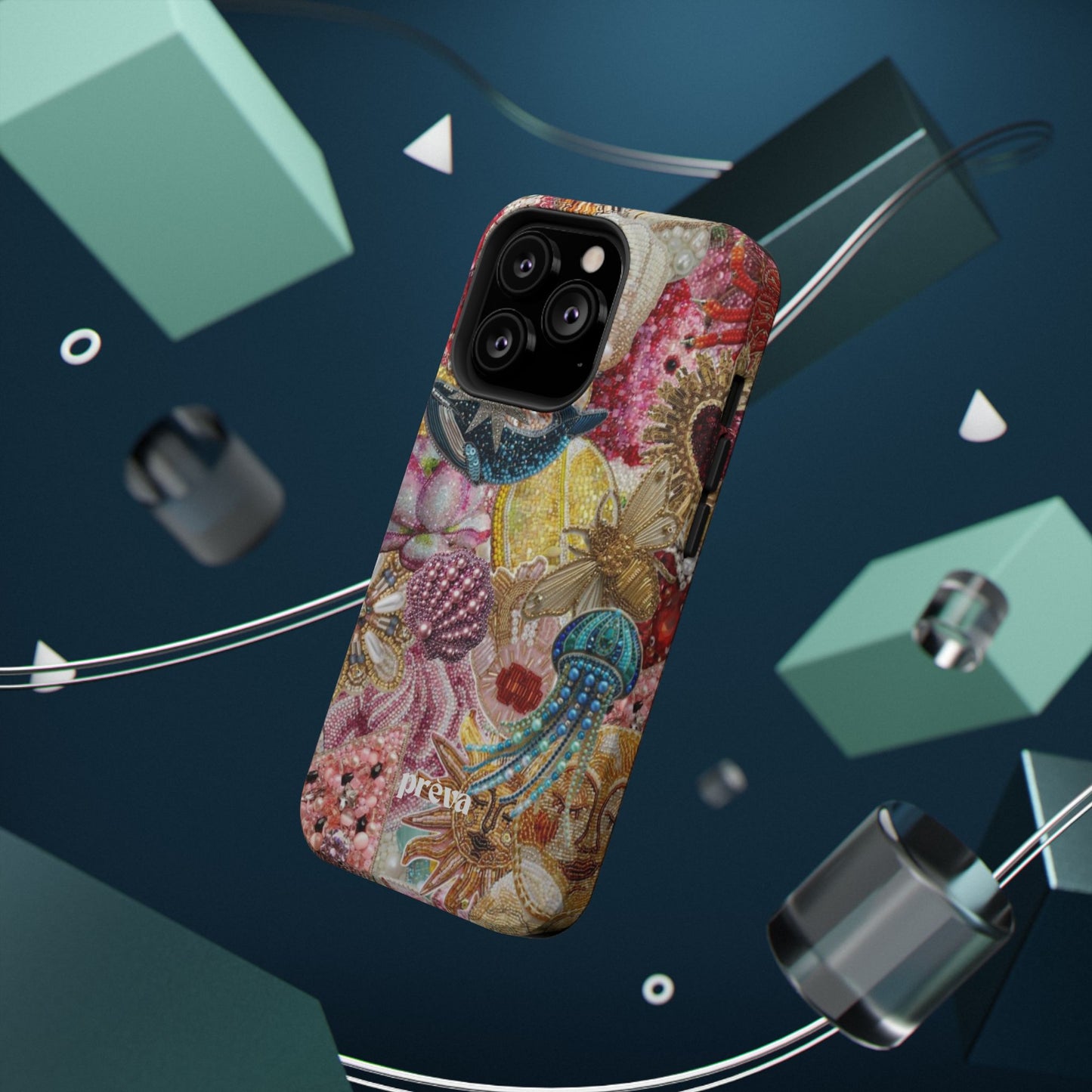 Floral Sea Collage Phone Case