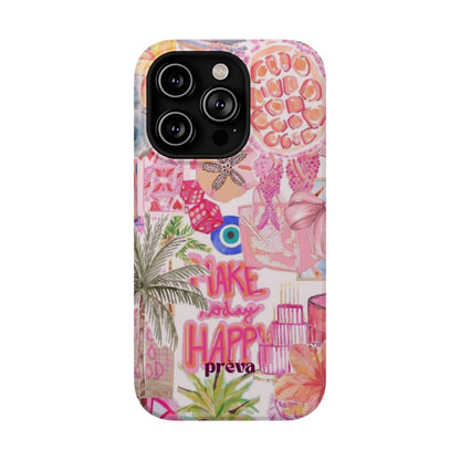 Pink Tropical Collage Phone Case