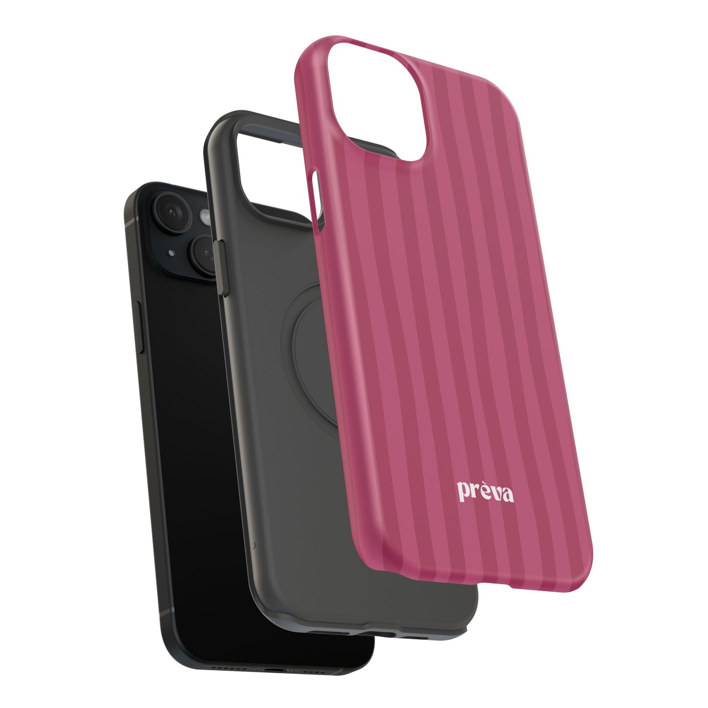 Magenta Stripes Phone Case