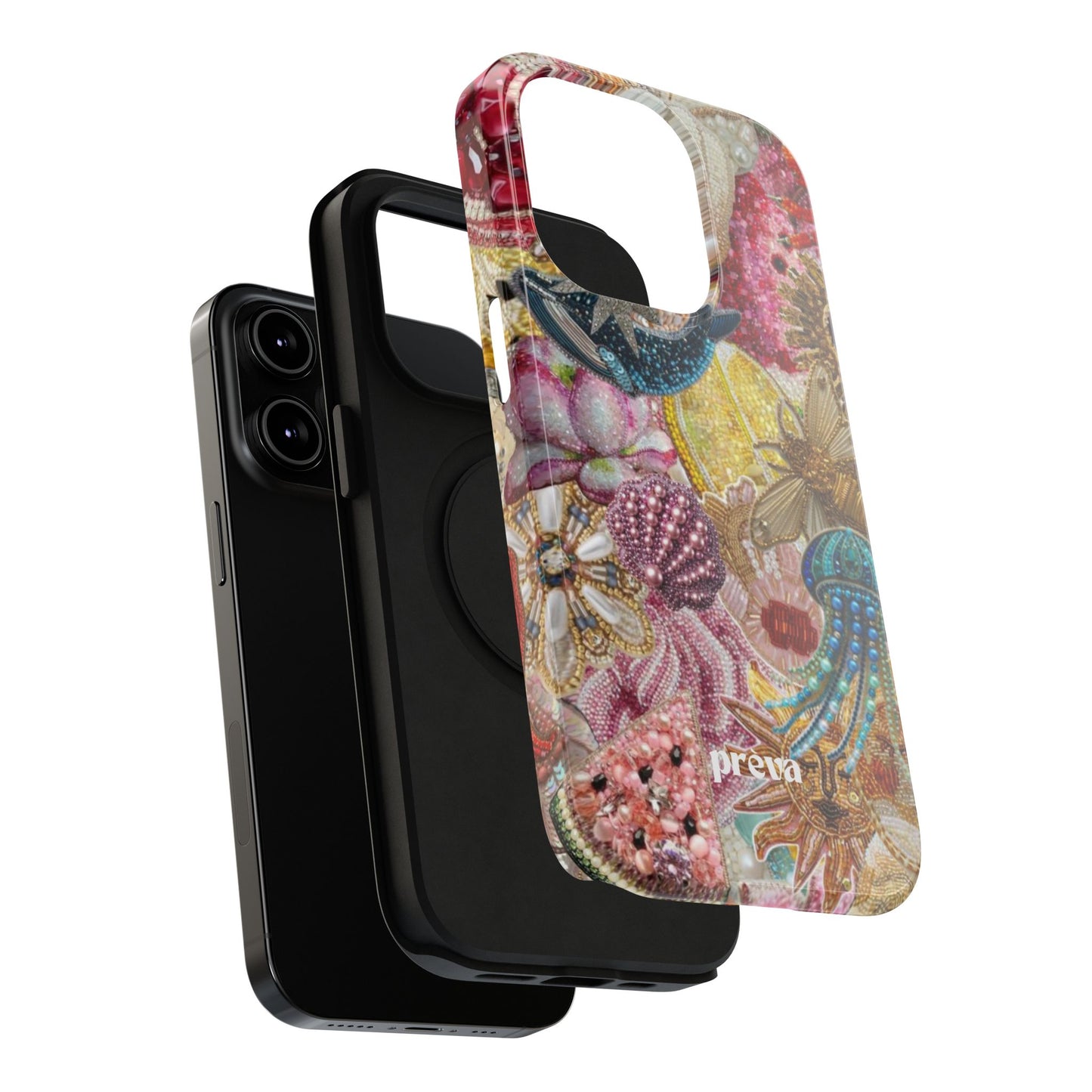 Floral Sea Collage Phone Case