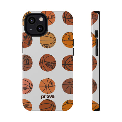 White Basketball Phone Case