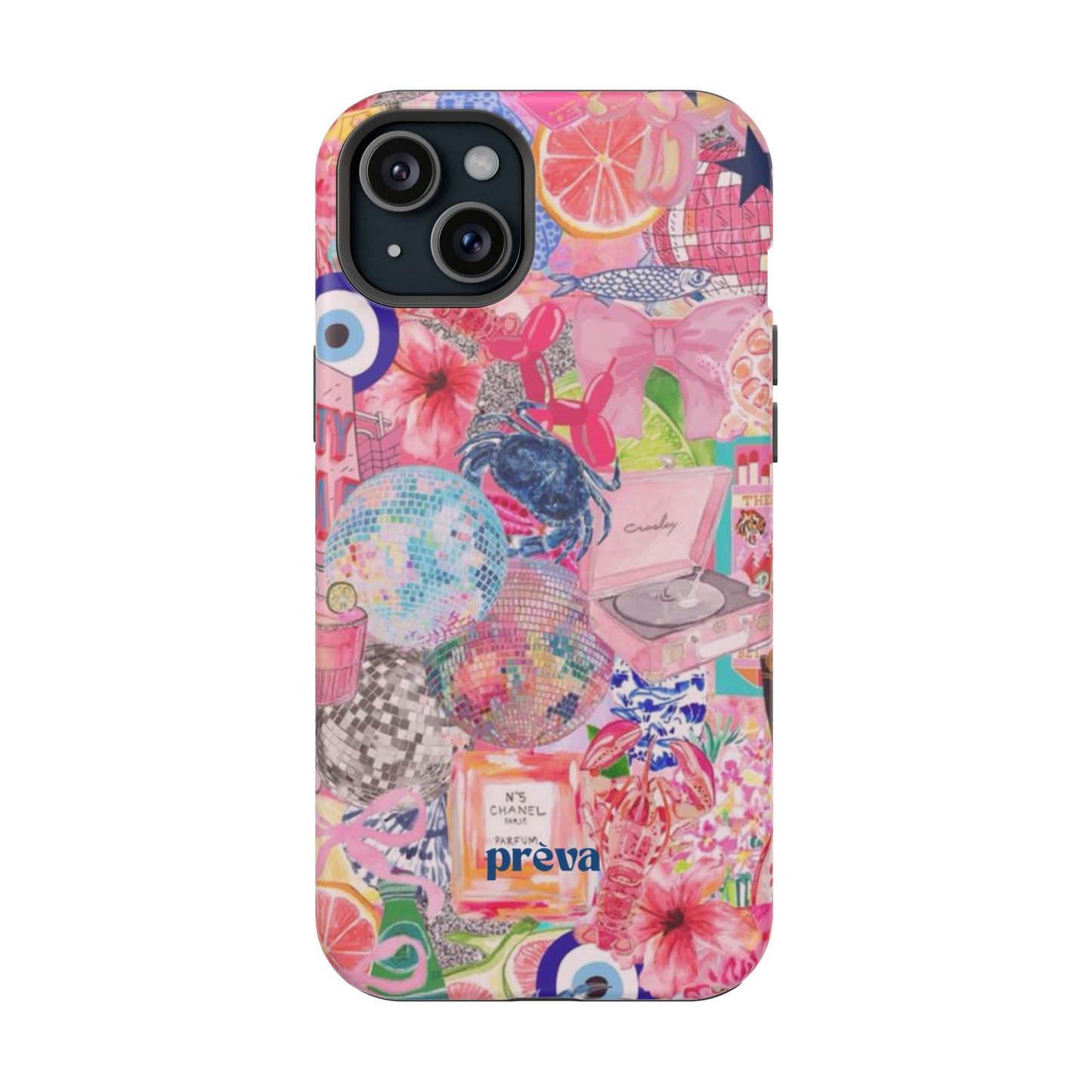 Floral & Pink Collage Phone Case