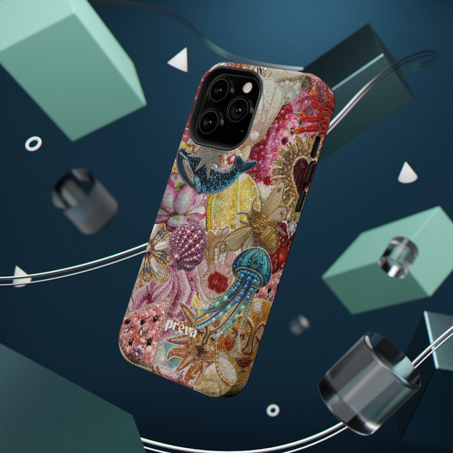 Floral Sea Collage Phone Case